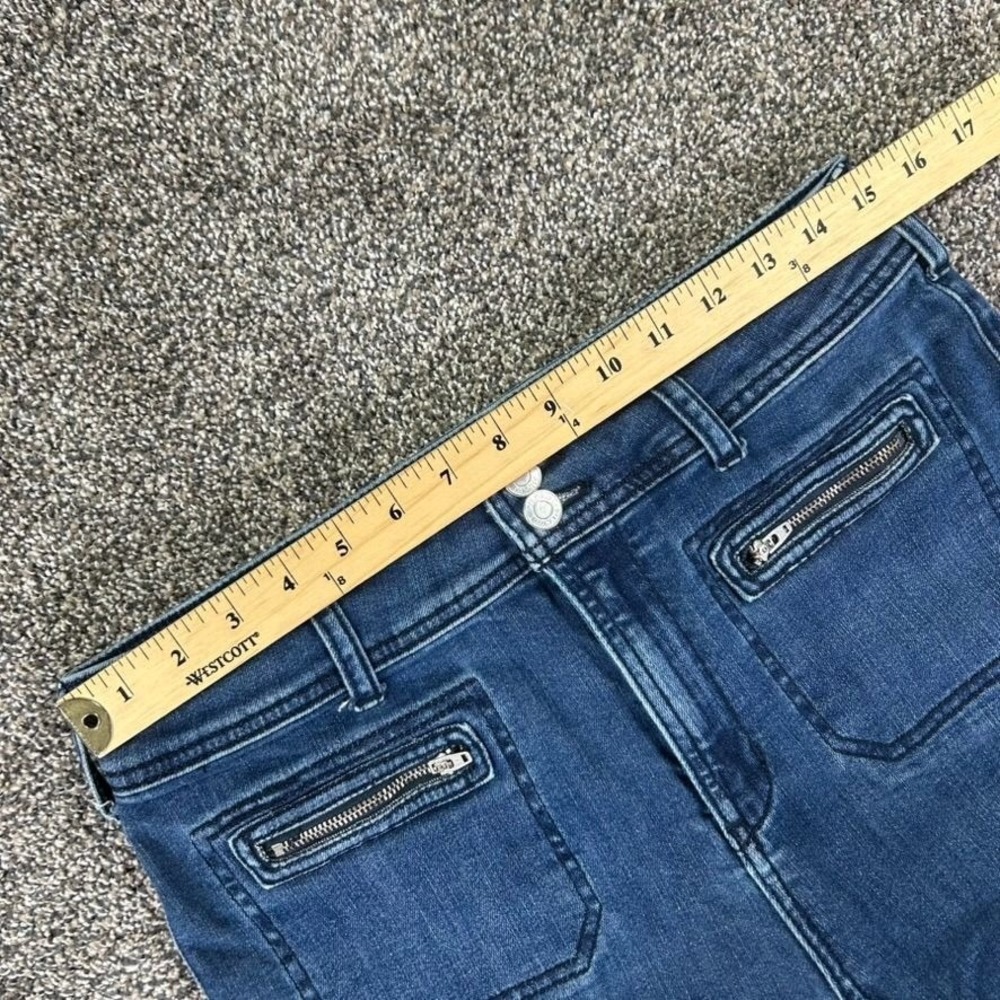 Anthropologie Pilcro Trouser Bootcut Jeans Womens 31 Medium Blue Wash Denim - Picture 9 of 13
